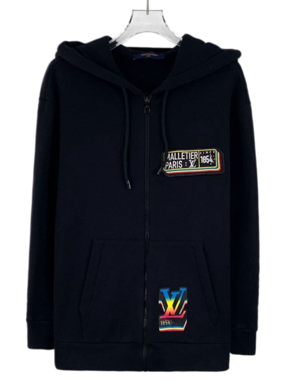 J31889 Louis Vuitton 23 styles black logo sweatshirt jacket S size